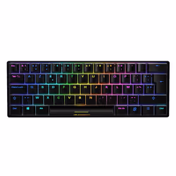 Sharkoon SGK50 S4, 60%, USB, AZERTY, LED RGB, Noir
