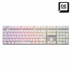 Sharkoon PureWriter RGB Blue clavier USB QWERTZ Allemand Blanc