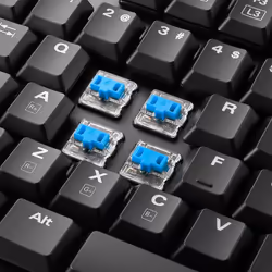 Sharkoon PureWriter RGB Blue clavier USB QWERTZ Allemand Blanc