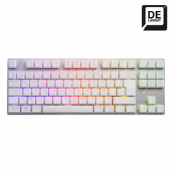 Sharkoon PureWriter TKL RGB Blue clavier USB QWERTZ Allemand Blanc