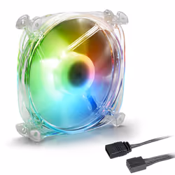 Sharkoon Shark Disc PWM, Ventilateur, 12 cm, 400 tr/min, 1400 tr/min, 24,8 dB, 82,35 m³/h