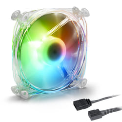 Sharkoon Shark Disc PWM Boitier PC Ventilateur 12 cm Transparent 1 pièce(s)