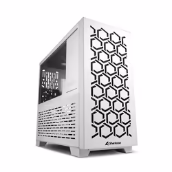 Sharkoon MS-Y1000, Micro Tower, PC, Blanc, micro ATX, Mini-ITX, Jouer, 13,5 cm
