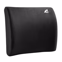 Sharkoon Skiller SLC10, Coussin lombaire, Mémoire de forme, Chaise, Noir, Rectangle, Fermeture à glissière