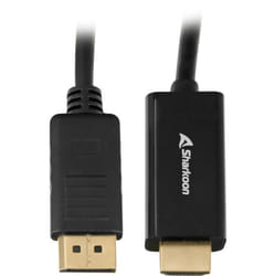 Câble DisplayPort vers HDMI - SHARKOON - 10M - Actif - 4K à 60Hz - Noir