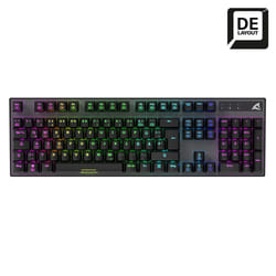 Sharkoon SKILLER SGK20 Brown clavier USB QWERTZ Allemand Noir