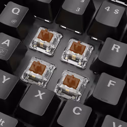 Sharkoon SKILLER SGK20 Brown clavier USB QWERTZ Allemand Noir