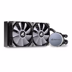 Sharkoon S70 rgb Boitier PC, Processeur Refroidisseur de liquide tout-en-un 12 cm Noir 1 pièce(s)