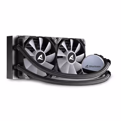 Sharkoon S70 rgb Boitier PC, Processeur Refroidisseur de liquide tout-en-un 12 cm Noir 1 pièce(s) - Vue supplémentaire 4