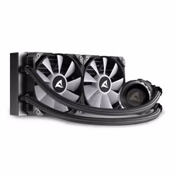 Sharkoon S80 RGB Boitier PC, Processeur Refroidisseur de liquide tout-en-un 12 cm Noir 1 pièce(s) - Vue supplémentaire 4
