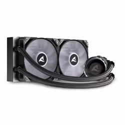 Sharkoon S80 RGB Boitier PC, Processeur Refroidisseur de liquide tout-en-un 12 cm Noir 1 pièce(s) - Vue supplémentaire 5
