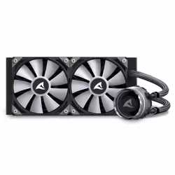 Sharkoon S80 RGB Boitier PC, Processeur Refroidisseur de liquide tout-en-un 12 cm Noir 1 pièce(s) - Vue supplémentaire 7
