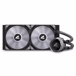 Sharkoon S80 RGB Boitier PC, Processeur Refroidisseur de liquide tout-en-un 12 cm Noir 1 pièce(s) - Vue supplémentaire 8