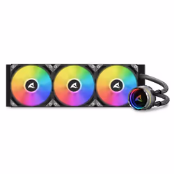 Sharkoon S90 RGB Boitier PC, Processeur Refroidisseur de liquide tout-en-un 12 cm Noir 1 pièce(s) - Vue supplémentaire 9