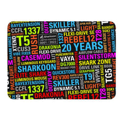 Sharkoon 20 Years Mouse Mat Tapis de souris de jeu Multicolore