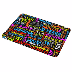 Sharkoon 20 Years Mouse Mat Tapis de souris de jeu Multicolore
