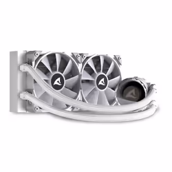 Sharkoon S80 RGB Boitier PC, Processeur Refroidisseur de liquide tout-en-un 12 cm Blanc 1 pièce(s) - Vue supplémentaire 5