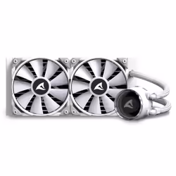 Sharkoon S80 RGB Boitier PC, Processeur Refroidisseur de liquide tout-en-un 12 cm Blanc 1 pièce(s) - Vue supplémentaire 7