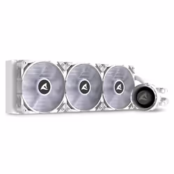 Sharkoon S90 Processeur Refroidisseur de liquide tout-en-un 12 cm Blanc 1 pièce(s)