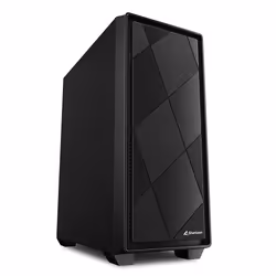 Sharkoon VS8, Midi Tower, PC, Noir, ATX, micro ATX, Mini-ITX, Métal, 15,8 cm