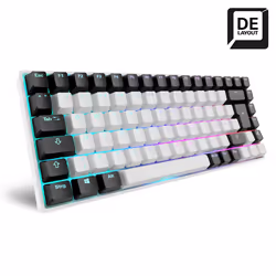 Sharkoon SKILLER SGK50 S3 clavier USB QWERTZ Allemand Blanc