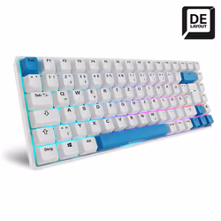 Sharkoon SKILLER SGK50 S3 PBT clavier USB QWERTZ Allemand Blanc
