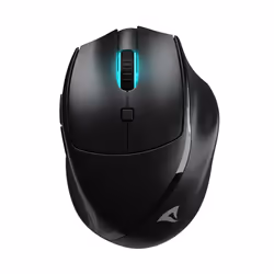 Sharkoon OfficePal M25W, Droitier, Optique, RF Wireless + USB Type-C, 4000 DPI, Noir