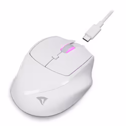 Sharkoon OfficePal M25W souris Jouer Droitier RF Wireless + USB Type-C Optique 4000 DPI - Vue supplémentaire 4