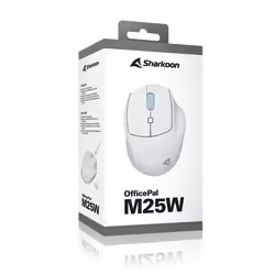 Sharkoon OfficePal M25W souris Jouer Droitier RF Wireless + USB Type-C Optique 4000 DPI - Vue supplémentaire 8