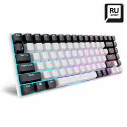 Sharkoon SKILLER SGK50 S3 clavier USB QWERTY Russe Blanc - Vue supplémentaire 2