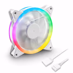 Sharkoon Shark Blades PWM Boitier PC Ventilateur 12 cm Blanc 1 pièce(s)