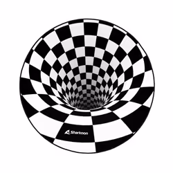 Sharkoon SFM12, Motif, Noir, Blanc, Polyester, Silicone, Rectangle, 1200 mm, 1200 mm