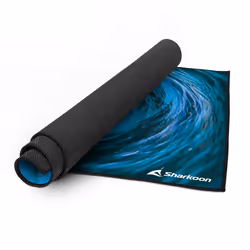 Sharkoon SFM12 Noir, Bleu, Blanc Polyester, Silicone