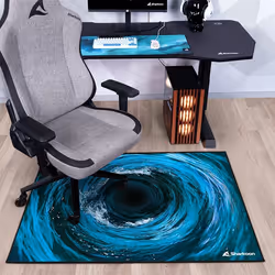 Sharkoon SFM12 Noir, Bleu, Blanc Polyester, Silicone - Vue supplémentaire 4