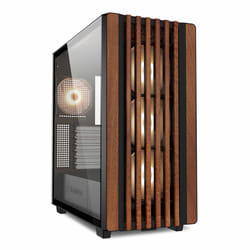 Sharkoon REBEL C70G RGB Full Tower Noir, Bois