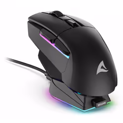 Sharkoon SGM50W souris Jouer Droitier RF Wireless + USB Type-A Optique 6400 DPI - Vue supplémentaire 5