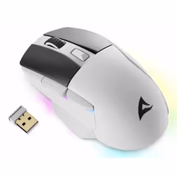 Sharkoon SGM50W souris Jouer Droitier RF Wireless + USB Type-A Optique 6400 DPI