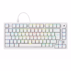 Sharkoon SGK25 clavier Maison USB QWERTZ Allemand Blanc - Vue supplémentaire 2