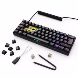 Sharkoon 100065629 clavier Maison USB QWERTZ Allemand Noir - Vue supplémentaire 8