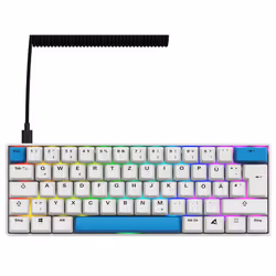 Sharkoon SGK50 S4 clavier Maison USB QWERTZ Allemand Blanc - Vue supplémentaire 2
