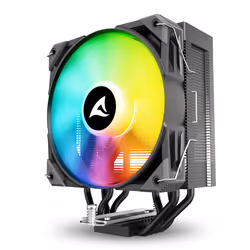 Sharkoon A40 RGB Processeur Refroidisseur d'air 12 cm Noir 1 pièce(s) - Vue supplémentaire 3