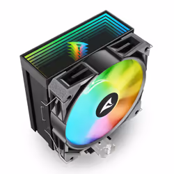 Sharkoon A40 RGB Processeur Refroidisseur d'air 12 cm Noir 1 pièce(s) - Vue supplémentaire 7