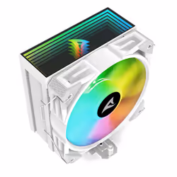 Sharkoon A40 RGB Processeur Refroidisseur d'air 12 cm Blanc 1 pièce(s) - Vue supplémentaire 7