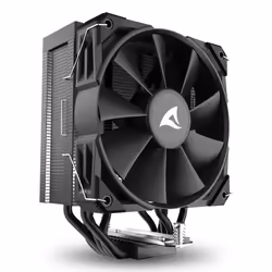 Sharkoon A50, Refroidisseur d'air, 12 cm, 500 tr/min, 1800 tr/min, 121,55 m³/h, Noir