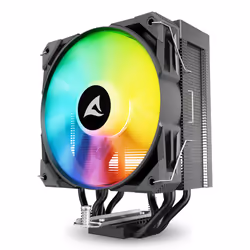 Sharkoon A50 RGB Processeur Refroidisseur d'air 12 cm Noir 1 pièce(s) - Vue supplémentaire 3