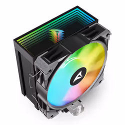 Sharkoon A50 RGB Processeur Refroidisseur d'air 12 cm Noir 1 pièce(s) - Vue supplémentaire 7