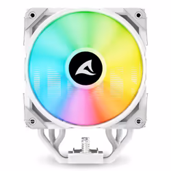 Sharkoon A50 RGB Processeur Refroidisseur d'air 12 cm Blanc 1 pièce(s) - Vue supplémentaire 5