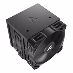 Sharkoon A60 Processeur Refroidisseur d'air 12 cm Noir 1 pièce(s) - Vue supplémentaire 5