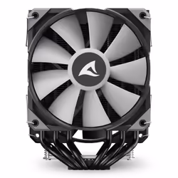Sharkoon A60 RGB Processeur Refroidisseur d'air 12 cm Noir 1 pièce(s) - Vue supplémentaire 6