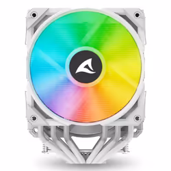 Sharkoon A60 RGB Processeur Refroidisseur d'air 12 cm Blanc 1 pièce(s) - Vue supplémentaire 5